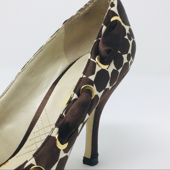 Enzo Angiolini Aebardane Peep Toe Ribbon Bow 8.5M - Picture 4 of 8